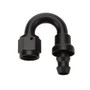 Allstar Performance 49484 | Pushlock Hose End Black 180 Deg Elbow -10