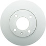 ATE Coated Front Disc Brake Rotor SP12106 - front view