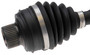 GKN Loebro Front CV Axle Assembly 306819 - connector view