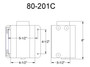 Universal Aluminum Recovery Tank 1.75qt Chamfered Style