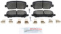 Rear Disc Brake Pad Set BE1281H - front view