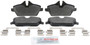 Front Disc Brake Pad Set BE1308H - front view