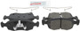Front Disc Brake Pad Set BE1568H - back view