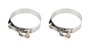Drag Race Solutions Collector Tether Clamp Set 3.5in | 3500