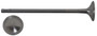Enginetech EM1015A Exhaust Valve for 2004-2016 Audi Volkswagen 3.2L/3.6L - OE Grade Replacement Exhaust Valve - OE Grade Materials