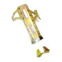 Lokar Case Mount 16in Lever Shifter for TH400 Aluminum Natural | CM400AM