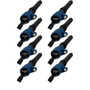 MSD Ignition 824285 | Blaster Ignition Coil Blue for Ford 2-Valve V8 8-Pack