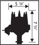 MSD Ignition 8519 | Distributor for AMC V8