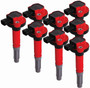 MSD Ignition 82488 | Blaster Ignition Coil Set Red for Ford 5.0L Coyote 8-Pack