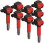 MSD Ignition 82488 | Blaster Ignition Coil Set Red for Ford 5.0L Coyote 8-Pack