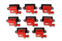 Blaster Series Ignition Coil Set Red for GM L-Series Truck 1999-2007 8-Pack