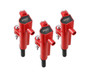 MSD Ignition 827376 | Blaster Ignition Coil Red for Chrysler 3.7L 3-Pack