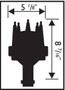 MSD Ignition 8391 | Ready-to-Run Distributor Early Hemi for Chrysler 331