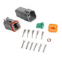 MSD Ignition 8180 | 6-Pin Deutsch Connector 16 Gauge for Universal Use