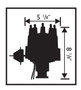 MSD Ignition 8515 | Distributor for Chevy Inline 6 Cylinder