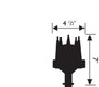 MSD Ignition 8366 | GM Late Model HEI V8 Ext Coil Distributor for Chevy