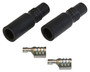 MSD Ignition 3302 | LT1 Straight Spark Plug Boots and Terminals 2-Pack