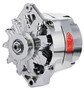 Powermaster Alternator GM 10SI 85 Amp 12V Chrome V-Belt for GM | 17127