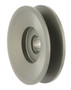 Powermaster Alternator Pulley V-Belt 1 Groove 2.8in Aluminum Gray | 181