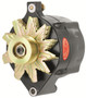 Powermaster 150 Amp 12V Black Serpentine Smooth Race Alternator for Ford 8-57140