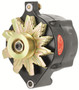 Powermaster 150 Amp 12V Black Serpentine Smooth Race Alternator for Ford 8-57140
