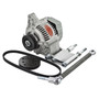 Powermaster 65 Amp Denso Offset High Mount Race Alternator Kit for GM V8 | 8-802
