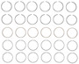 Enginetech RMF232KP | Premium Re-Ring Kit for 1996 Ford 3.8L/232 OHV V6