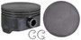 Set of 8 Flat Top Hypereutectic Pistons for 05-09 GM/Hummer/Saab 4.8/293 5.3/325 - STD Size
