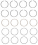 Enginetech C83334 | Premium Piston Rings for 90-05 Mazda/Ford 1.8L/1839 L4