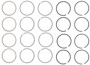 Enginetech M31104 | Premium Piston Rings for Ford 14-20 1.5L and 13-19 1.6L L4