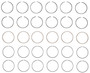Enginetech M93016 | Premium Piston Rings for 86-92 Ford 2.9L/177 V6 | Ductile