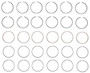Enginetech Premium Piston Rings for 01-09 Subaru 3.0L/2999 EZ30D H6 | Standard