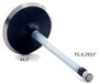 Enginetech V4452B Rebuilder 25 Pack Intake Valve for 2008-2009 Jeep 4.7L 1.917" Head Chrome Stem - Precision Engine Intake Valve Replacement