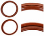 Enginetech S7905-A 1-Piece Viton Rear Main Seal for 1995-2005 Buick Chevrolet Oldsmobile Pontiac - Kit with Housing gasket
