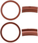 Enginetech S4891 1-Piece Viton Rear Main Seal for 1992-2004 AM General Chevrolet GMC Hummer - Double Lip - OEM-Spec Replacement