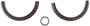 Enginetech S0605 2-Piece Viton Rear Main Seal for 1992-2003 Dodge Jeep - Double Lip - OEM-Spec Replacement - Direct OEM Replacement