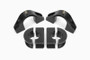 BMR 1.25in Delrin Bushing Kit (Black) for Billet Sway Bar Mounts