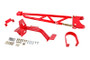 BMR Torque Arm Tunnel Mount (Red) for 93-02 F-Body DSL Long Headers
