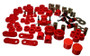 Energy Suspension Red Hyper-Flex Bushing Set for Subaru Impreza WRX | 19.18102R
