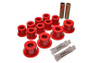 Energy Suspension Red Leaf Spring Bushing Set for Toyota FJ40 | 8.2105R