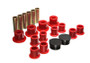 Energy Suspension Red Rear Leaf Spring Bushing Set for Ford Ranger | 4.2154R