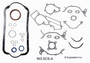 Enginetech NI3.0CS-A Lower Gasket Set OEM-Spec for 1984-1998 Infiniti Nissan 3.0L 181ci V6 - Complete Engine Conversion Set