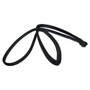 Crown Automotive 5017463AF Left Door Weatherstrip - Full Steel Doors - Fits 1997-2006 Jeep TJ Wrangler