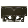 Crown Automotive 55007403 Rear License Plate Bracket - Fits 1987-1995 Jeep YJ Wrangler (Black w/ Springs & Pin)