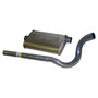 Crown Automotive J5362725 Muffler & Tailpipe Assembly for 1979-1986 Jeep CJ-5, CJ-7 w/ 2.5L/4.2L/5.0L - Prop 65