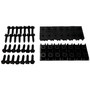 Crown Automotive 7109K Fender Flare Hardware Kit Front & Rear Left & Right - Fits 1955-1983 Jeep CJ-7