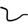 Crown Automotive 55038128AC HVAC Heater Hose - Fits 1997-2006 Jeep