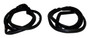 Crown Automotive 5017462K Door Weatherstrip Kit for 1997-2006 Jeep TJ Wrangler w/ Full Steel Doors - Incl. L & R Seals