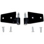 Crown Automotive 55395384K Door Hinge Set Front or Rear Left & Right Upper or Lower - Fits 2007-2018 Jeep JK Wrangler