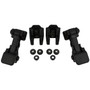 Crown Automotive 55395653K2 Hood Latch Assembly Left & Right Upper & Lower - Fits 2007-2018 Jeep JK Wrangler, Black Plastic